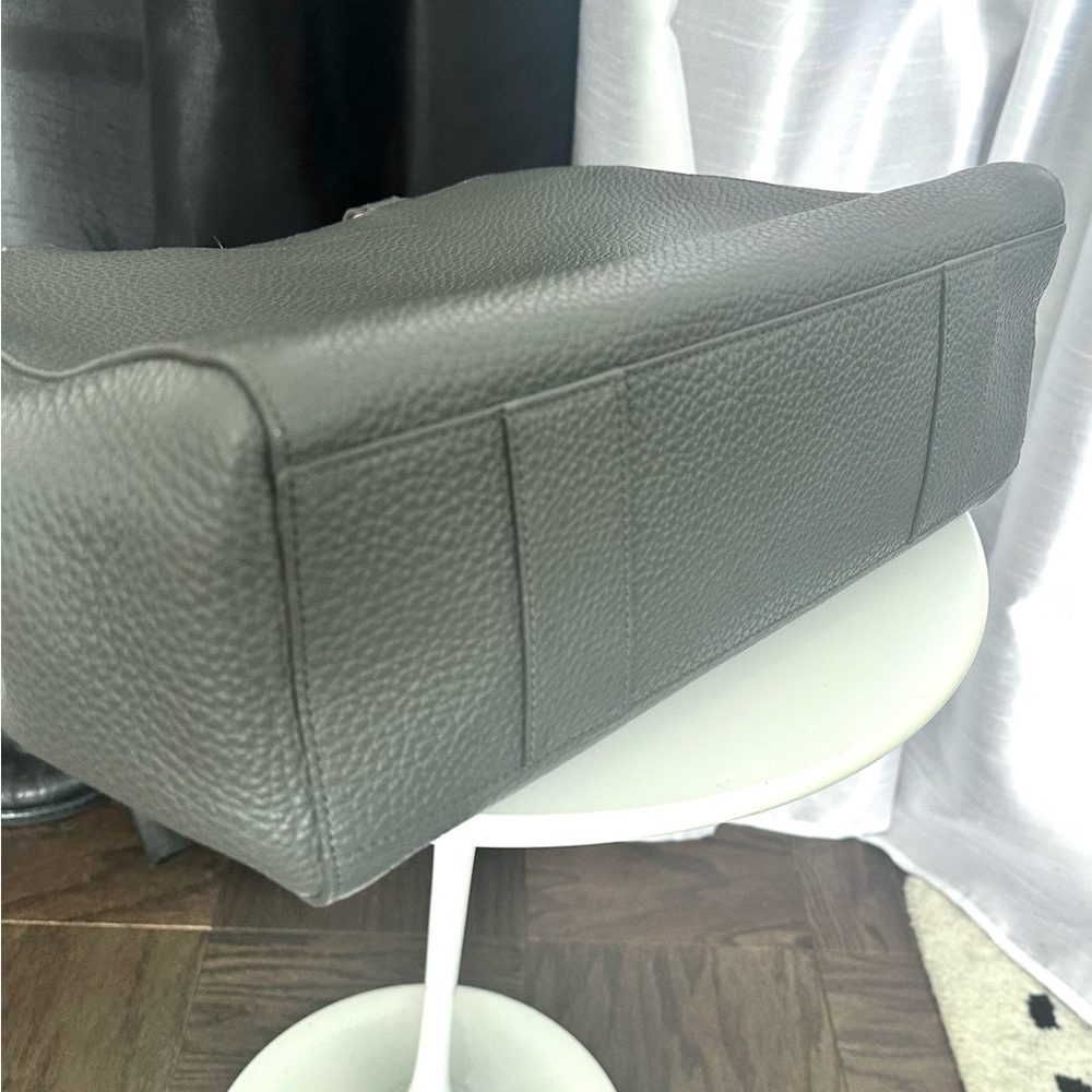OMG Priced to sell: Dagne Dover Allyn Gray Pebbled Leather Tote size M - Picture 6 of 6